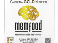 California Gold Nutrition, MEM Food, для поддержки памяти и когнитивных функций, 60 пакетиков по 8,5 г (0,3 унции)