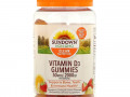 Sundown Naturals, Витамин D3, жевательные конфеты со вкусом клубники, апельсина и лимона, 50 мкг (2000 МЕ), 90 жевательных конфет