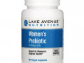 Lake Avenue Nutrition, Пробиотики для женщин, 20 млрд КОЕ, 60 растительных капсул