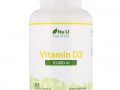 Nu U Nutrition, витамин D3, 10 000 МЕ, 365 мягких таблеток