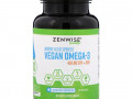 Zenwise Health, веганские омега-3 жирные кислоты из морских водорослей, 120 мягких желатиновых капсул