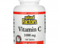 Natural Factors, витамин C, с медленным высвобождением, 1000 мг, 180 таблеток