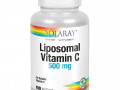 Solaray, липосомальный витамин С, 500 мг, 100 растительных капсул
