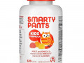 SmartyPants, добавка для детей, жирные кислоты омега-3, клубника, банан, апельсин и лимон 120 жевательных таблеток