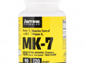 Jarrow Formulas, MK-7, витамин K2 в форме MK-7, 90 мкг, 120 мягких таблеток