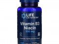 Life Extension, витамин B3 (ниацин), 500 мг, 100 капсул