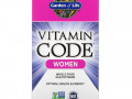 Garden of Life, Vitamin Code Women, мультивитамины из цельных продуктов для женщин, 240 вегетарианских капсул