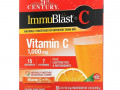 21st Century, ImmuBlast-C, смесь для приготовления шипучего напитка, апельсин, 1000 мг, 30 пакетиков, 9 г (0,317 унции) каждый