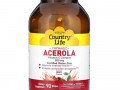 Country Life, ацерола в жевательной форме, комплекс витамина C, со вкусом ягод, 500 мг, 90 жевательных таблеток