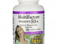 Natural Factors, MultiFactors, для женщин старше 50 лет, 90 вегетарианских капсул
