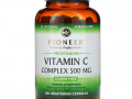 Pioneer Nutritional Formulas, комплекс витамина С, 500 мг, 180 растительных капсул