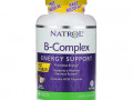Natrol, Комплекс витаминов группы B, быстрорастворимые, натуральный кокосовый вкус, 90 таблеток
