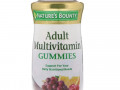 Nature's Bounty, Мультивитаминные жевательные конфеты для взрослых, вкусом апельсина, вишни и винограда, 75 штук