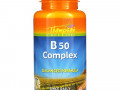 Thompson, B50 Complex, комплекс витаминов группы В, 60 вегетарианских капсул