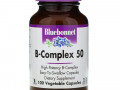 Bluebonnet Nutrition, B-Complex 50, витамины группы B, 100 вегетарианских капсул