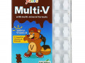 YumV's, Multi V, с мультиминеральной формулой, со вкусом молочного шоколада, 60 мишек