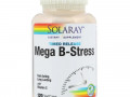 Solaray, Mega B-Stress, 120 капсул пролонгированного действия с оболочкой из ингредиентов растительного происхождения