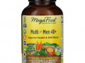 MegaFood, Multi for Men 40+, комплекс витаминов и микроэлементов для мужчин старше 40 лет, 120 таблеток