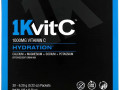1Kvit-C, Витамин C, поддержание водного баланса, шипучая смесь для приготовления напитка, натуральный апельсиновый вкус, 1000 мг, 30 пакетиков по 6,2 г (0,22 унции)