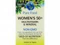 Natural Factors, Whole Earth & Sea, мультивитаминный и минеральный комплекс для женщин старше 50 лет, 60 таблеток