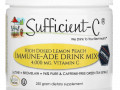 Sufficient C, High Dosed Immune-Ade Drink Mix, Lemon Peach , 4,000 mg , 250 g