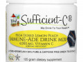 Sufficient C, High Dosed Immune-Ade Drink Mix, Lemon Peach, 4,000 mg, 125 g