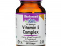 Bluebonnet Nutrition, Комплекс витамина Е, 60 капсул с жидкостью