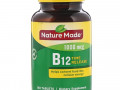 Nature Made, Витамин B12, с медленным высвобождением, 1000 мкг, 160 таблеток