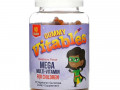Vitables, жевательные мегамультивитамины для детей, без желатина, малиновый вкус, 60 вегетарианских жевательных мармеладок