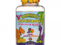 KAL, Dinosaurs, MultiSaurus, витамины и минералы, ягоды, виноград и апельсин, 90 жевательных таблеток