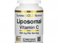 California Gold Nutrition, липосомальный витамин C, 250 мг, 60 растительных капсул