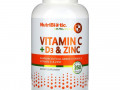 NutriBiotic, Immunity, Vitamin C + D3 & Zinc, 250 Capsules