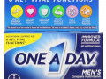 One-A-Day, Добавка для мужчин, комплексные мультивитамины, 60 таблеток