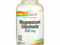 Solaray, Magnesium Glycinate, 400 mg, 240 VegCaps