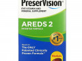 Bausch & Lomb, PreserVision, AREDS 2 Formula, добавка для здоровья глаз с витаминами и минералами, 120 мягких таблеток