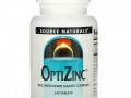 Source Naturals, OptiZinc, цинк, 240 таблеток