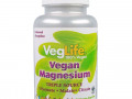 VegLife, Магний растительного происхождения, три источника, 90 вегетарианских капсул