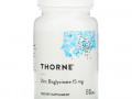 Thorne Research, бисглицинат цинка, 15 мг, 60 капсул
