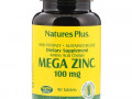 Nature's Plus, Mega Zinc, 100 мг, 90 таблеток