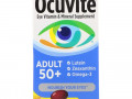 Bausch & Lomb, Ocuvite, для взрослых старше 50 лет, витаминная и минеральная добавка для глаз, 50 мягких таблеток