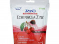 Zand, Herbalozenge, травяные леденцы с эхинацеей и цинком, вкус вишни, 80 леденцов