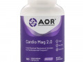 Advanced Orthomolecular Research AOR, Cardio Mag 2.0, 120 растительных капсул