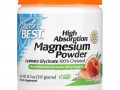 Doctor's Best, Magnesium Powder, High Absorption, Sweet Peach, 12.3 oz (347 g)