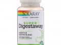 Solaray, Super Digestaway, смесь пищеварительных ферментов, 90 вегетарианских капсул