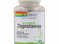 Solaray, Смесь ферментов Super Digestaway для поддержки пищеварения, 180 растительных капсул