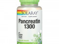 Solaray, панкреатин 1300, 90 капсул