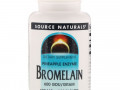 Source Naturals, бромелаин 600 GDU/г, 500 мг, 120 таблеток