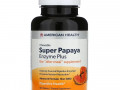 American Health, Super Papaya Enzyme Plus, 180 жевательных таблеток