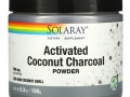 Solaray, порошок активированного кокосового угля, 500 мг, 150 г (5,3 унции)