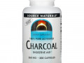 Source Naturals, Древесный уголь, 260 мг, 200 капсул